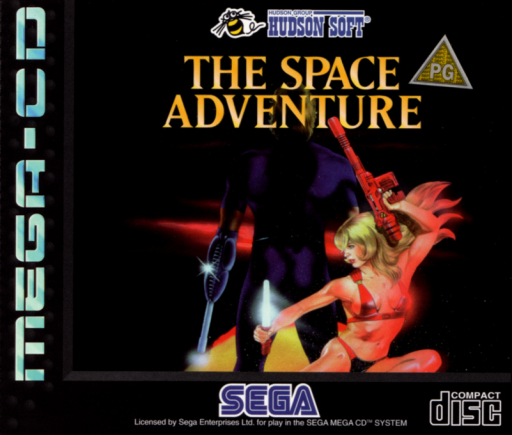 Space Adventure, The - Cobra - The Legendary Bandit (Europe) Sega CD Game Cover